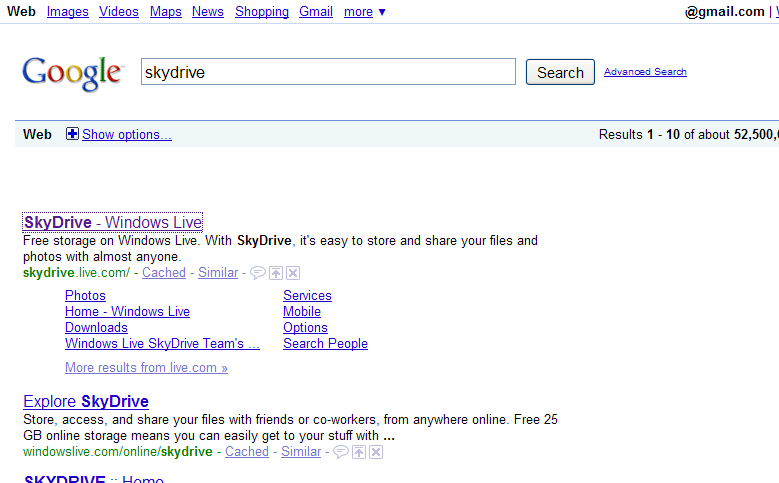 skyDrive_googleSearch