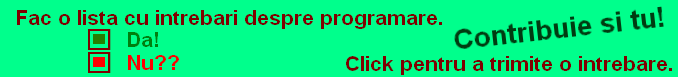 chestionare programare