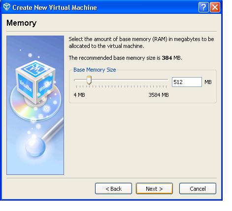 VirtualBox - stabilirea memoriei